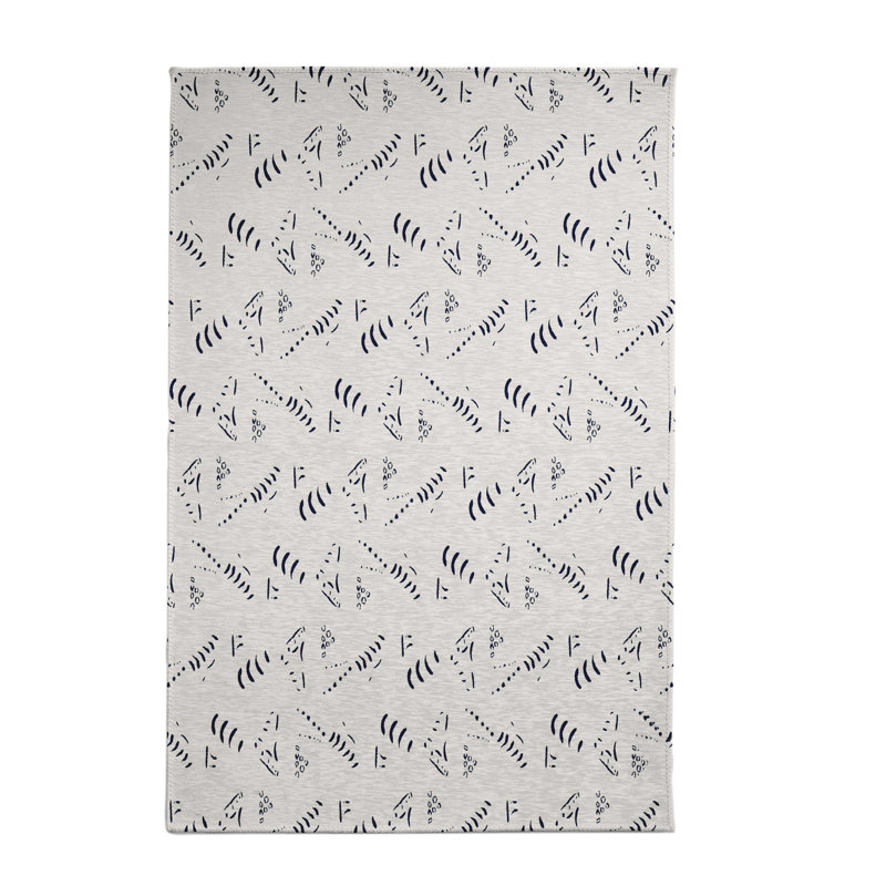 Safari Chenille Abstract Indoor Rug, Rectangle 4' x 6'