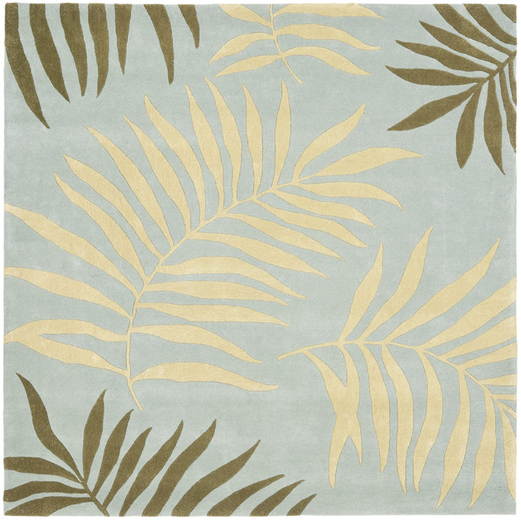 Luckey Hand Tufted Wool Floral Rug