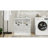 Tilt-Out Laundry Sorter Cabinet In White. Elegant & Practical Design. Removable Cloth Bags For Sorting. E1 , . Waterproof . Stable With . Assembly Required Manual. 100-Pound Load Capacity White Two
