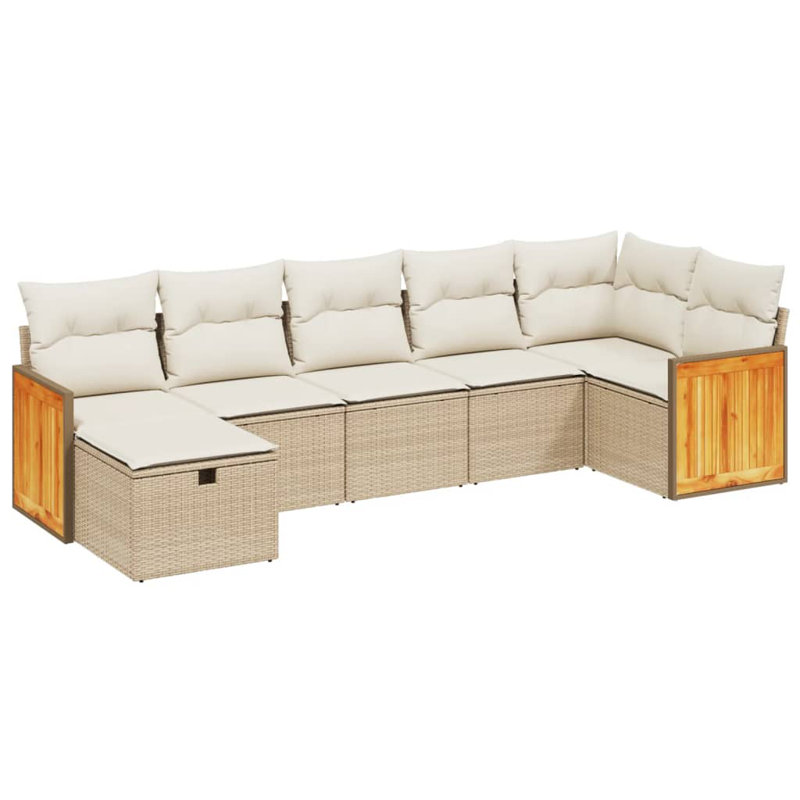 Vidaxl Garden Sofa Set Beige