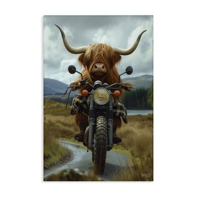 Motocyclette, art mural sur toile par Roozbeh Bahramali