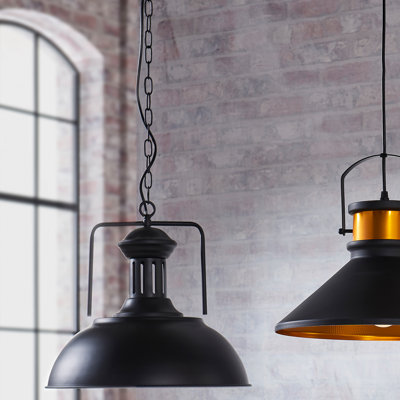 Carrasco 1 - Light Black Dome Pendant