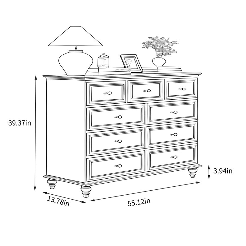 Armoire de rangement simple pour le salon