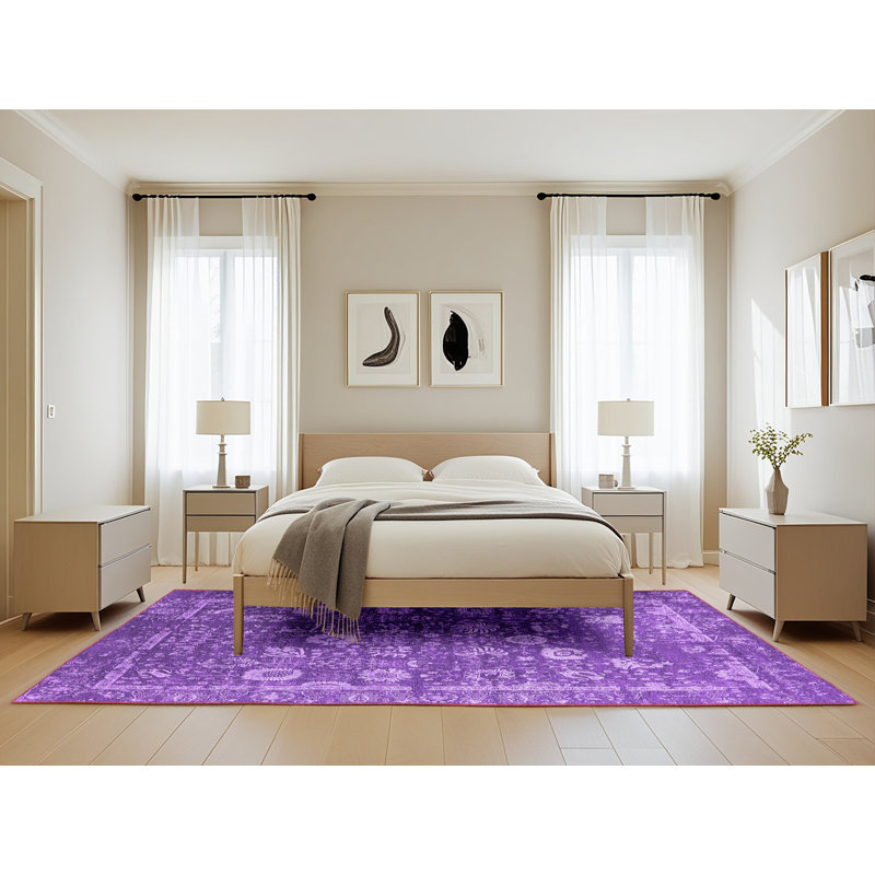 Oriental Indoor Rug, Rectangle 5' x 8'
