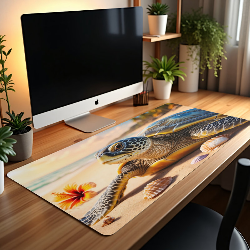 Polyester Desk Pad, 31.5x15.5