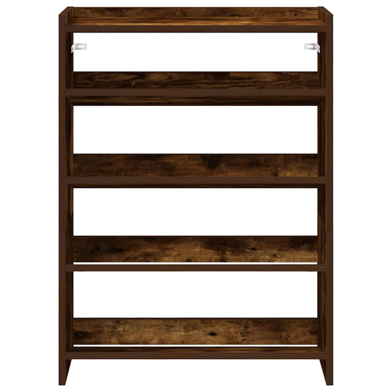 Shoe Rack, Smoked Oak