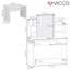 Bella Vista Dressing Table with Mirror-125883552