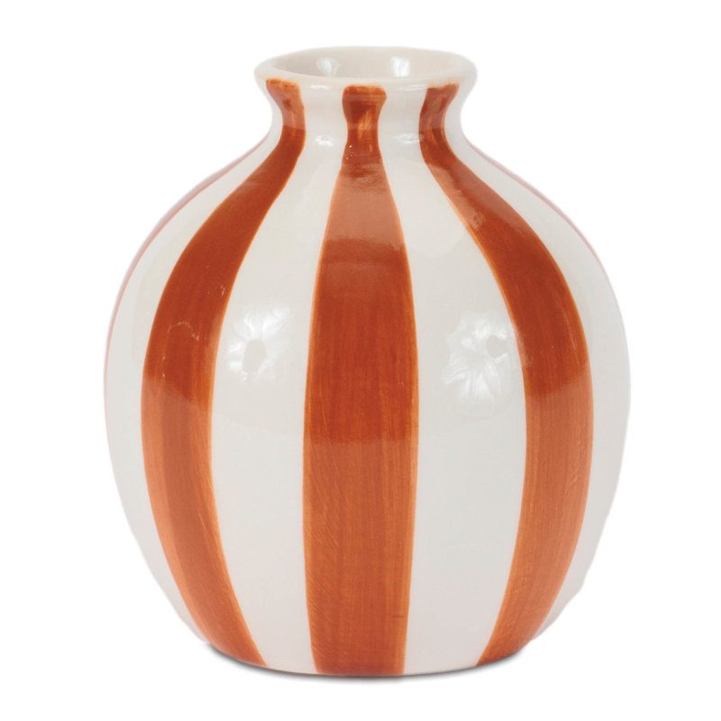 Mini-vase rayé Bud (ensemble de 4)