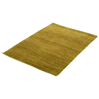 Tapis décoratif en laine noué à la main de conception unique 4 pi 1 po x 6 pi Audraya