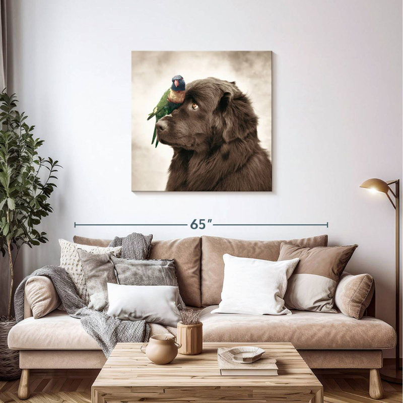 Brampt Henry And Pipi, 36" H x 36" W