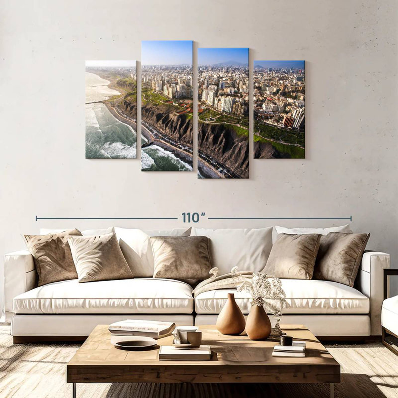 Harpa Lima Peru Coast, 48" H x 75" W