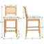 Upholstered Bar Stool with Solid Wood Frame-373060165-373060167