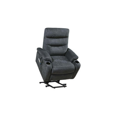 Electric Power Lift Recliner Chair with Massage and Heat for Elderly -  Latitude RunÂ®, 3396C5944A5D4F31837485384AB292C9