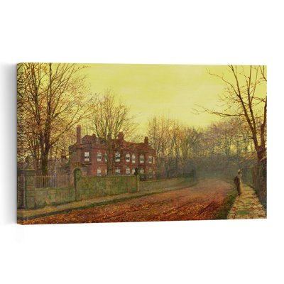 «The Waning Glory Of The Year», 1882, art contemporain abstrait d'automne, art mural
