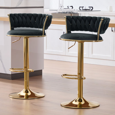 Swivel Adjustable Height Bar Stools