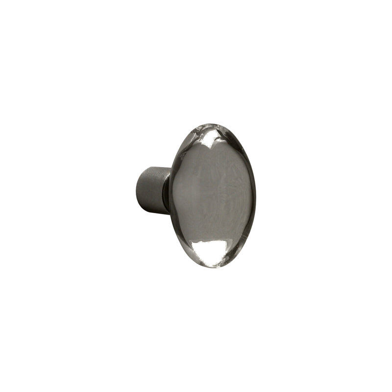 Crystal Bronze Oval Knob, Silicon Bronze Dark