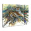 3 Panel Wall Art Set - Dave Bartholet 'Tigris' Canvas Wall Art for Living Room, Bedroom, or Office Decor by -2078702662