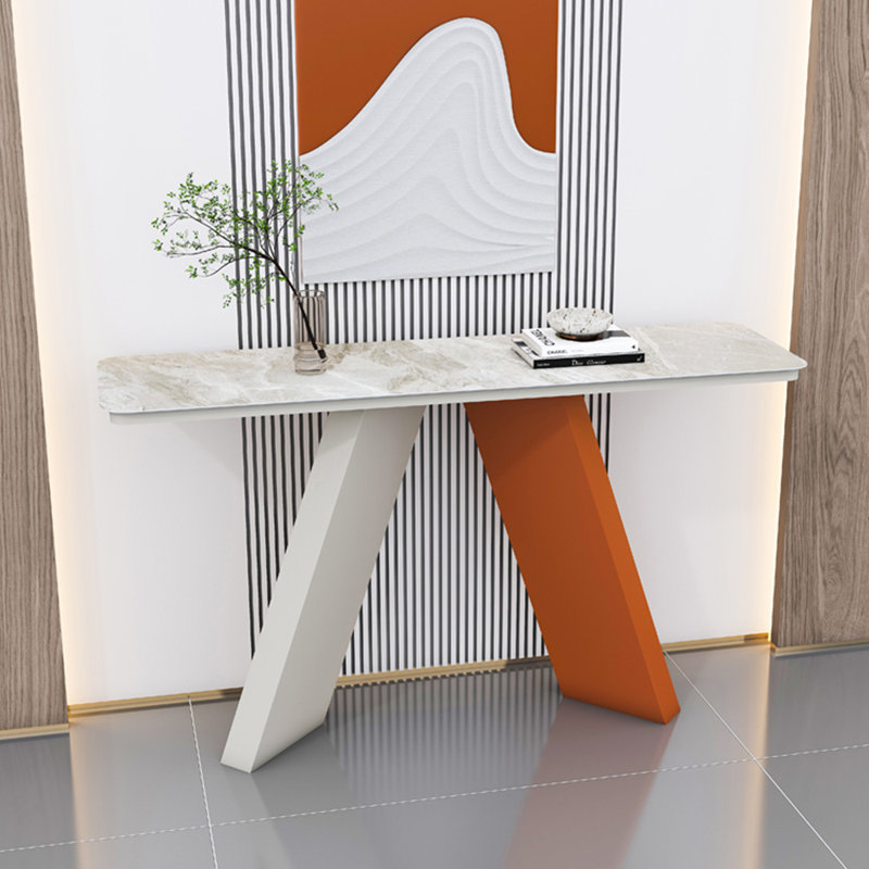 Console minimaliste moderne de style nordique, H 31,5 po x l 47,2 po x P 15,7 po