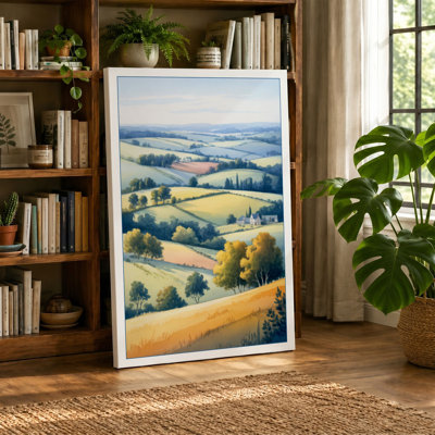 Patchwork Harvest Rustic - Wrapped Canvas