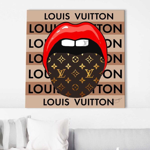 Best Quality Louis Vuitton Luxury Bathroom Set Shower Curtain Style 11