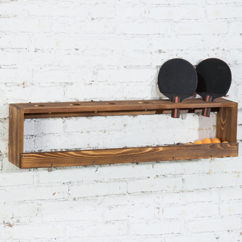 Wood Table Tennis Paddle Case, Brown