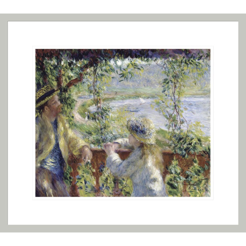 «By the Water» par Pierre-Auguste Renoir, impression giclée encadrée, 17,75 po H x 19,95 po L