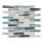 Giovan 1-in. x 4-in. Brick Joint Wood Look Matt Glass Wall & Floor Mosaic Tile-65123717