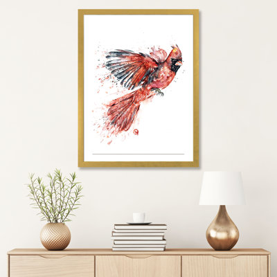 «Cardinal» par Lisa Whitehouse - impression d'art graphique