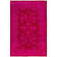 Overdyed One-of-a-Kind 4' 1" X 6' 1" Hand Knotted Area Rug