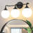 Romale Dimmable Bathroom Vanity Light with 5.9in Milk Opal Glass Globe Shade-533377888-473160374