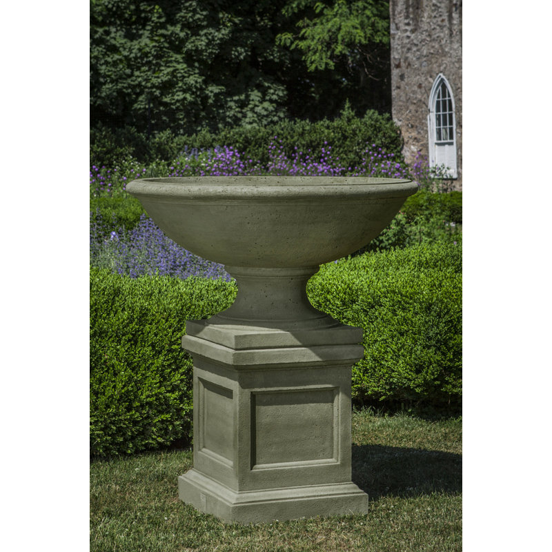 Pot à fleurs sur pied Beauport, Bronze cuivré
