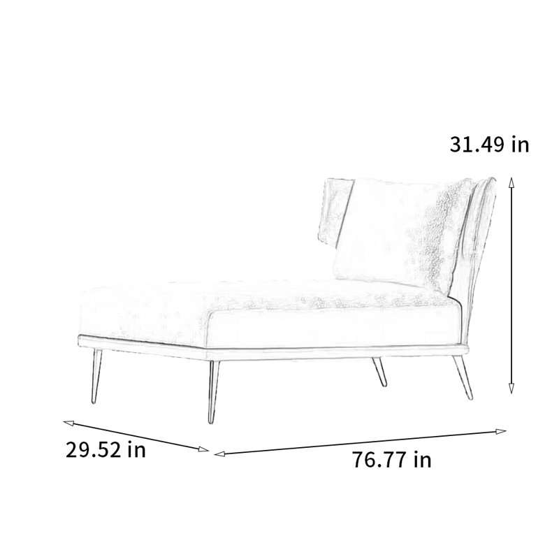 Modern solid wood comfortable chair