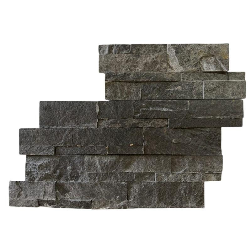 Charcoal Stacked Stone Panel, Charcoal