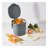 2.8 Gallons Plastic Manual Lift Trash Can