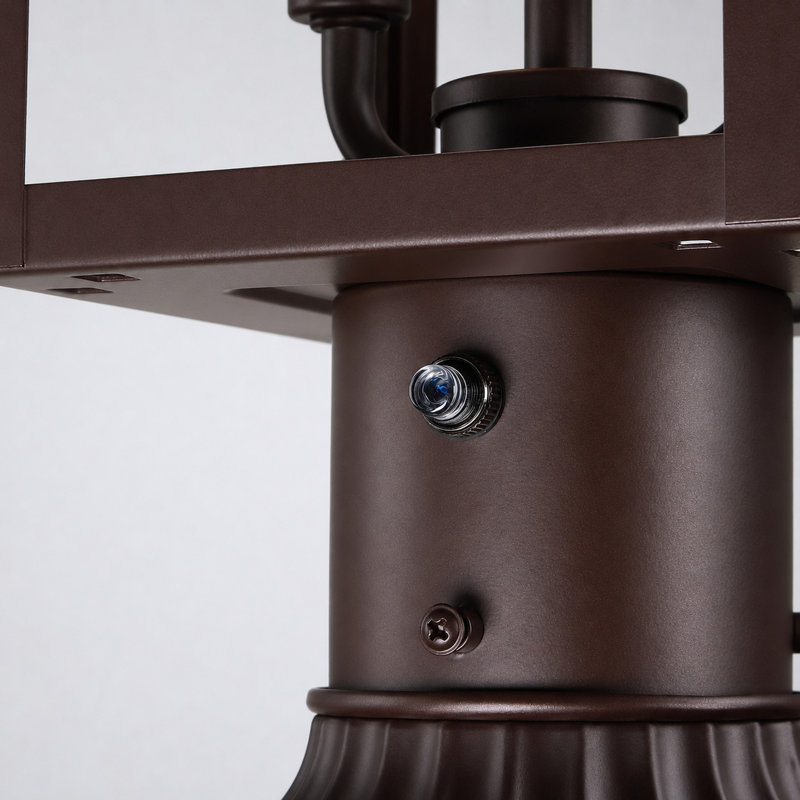 Aurelia 20 po Tête de lanterne d'extérieur H 2 Light Dusk to Dawn, Bronze frotté à l'huile