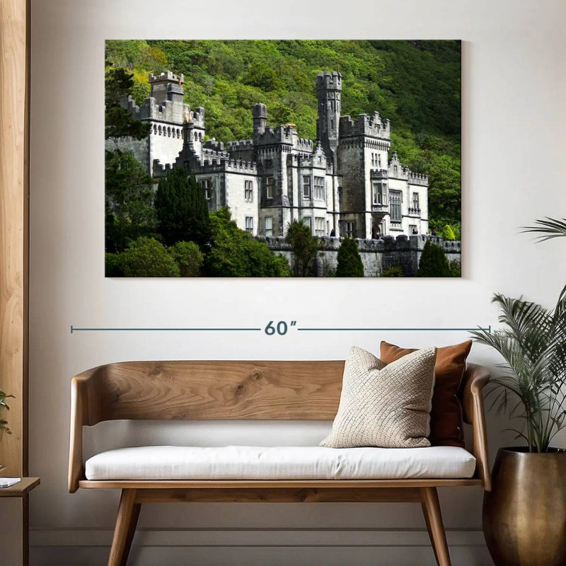 Historic Kylemore Abbey, 34" H x 51" W