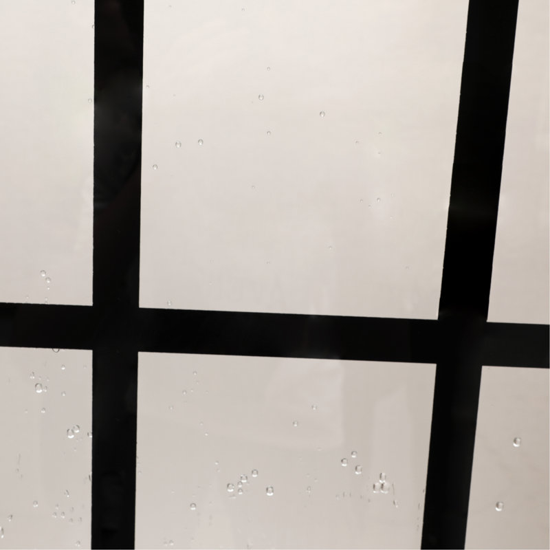 Shower Door 34" W X 72" H Single Panel Frameless Fixed Shower Door, 5/16 In. (8Mm), Open Entry Design