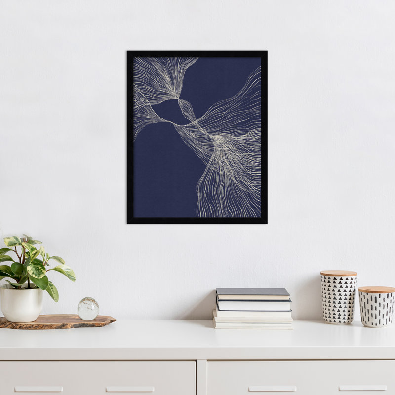 Interaction 1 by Alisa Galitsyna, Black, 21" H x 17" W x 1" D