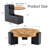 The Detachable Double-Decker Coffee Table, The Stylish Design Is More Precious, And The Detachable Design Can Make The Use Of Space More Flexible And Suitable For Various Scenes.-1345805325