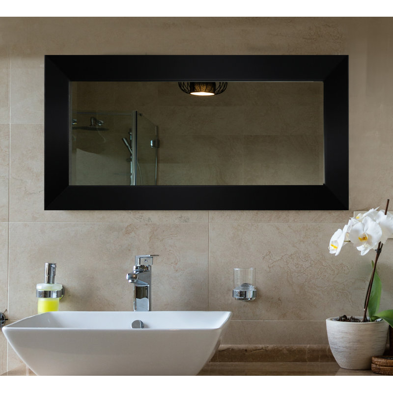 Mirror, Black, 33" x 24"