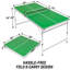 Mid-Size Table Tennis Table Set with Adjustable Height