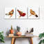 " Tiny Birds Multi Piece Canvas Print " 3 - Pieces-93061076