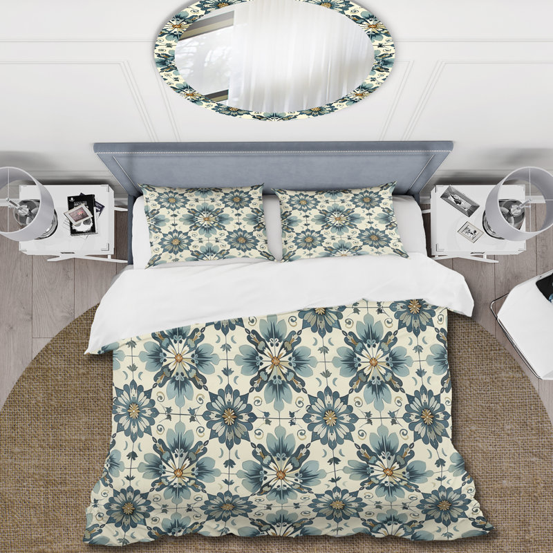 Ensemble de housse de couette Farmhouse, Housse de couette très grand + 2 taies décorativ