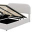 Base de lit avec rangement relevable, lit plateforme tapissier en molleton Teddy avec système de rangement hydraulique-470913027-471712704
