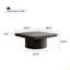 Table basse carrée 34,6 po-380801593