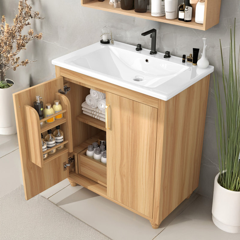Zyrah 30'' Single Bathroom Vanity with Top