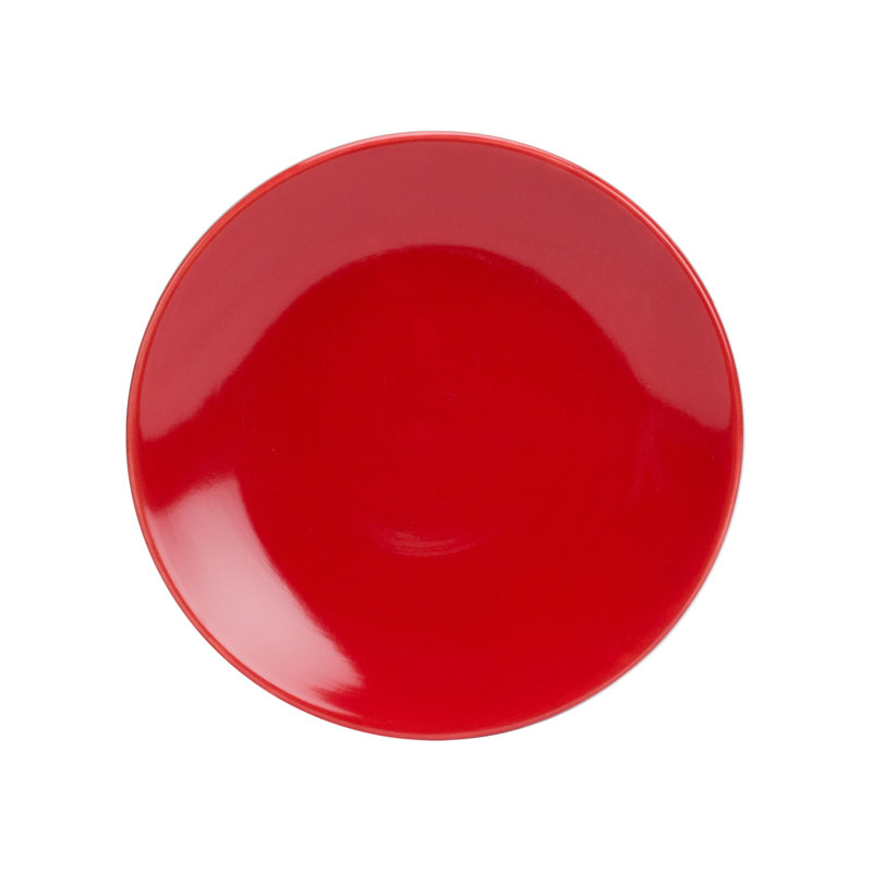 Wolfe 8.25" Luncheon/Salad Plate, Red
