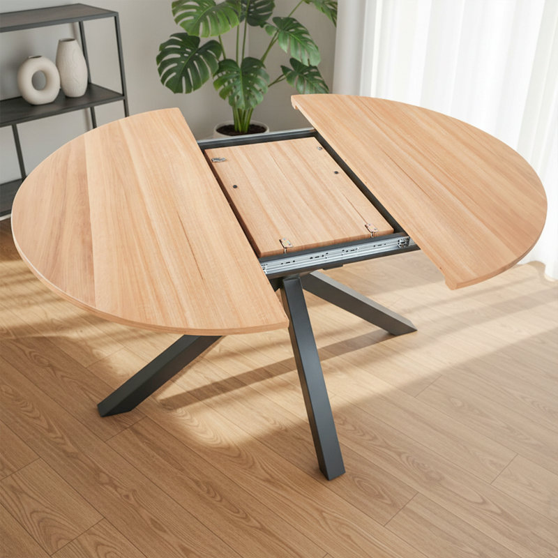 Table de salle à manger extensible 47,2 "-63" pour 4-6