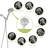 Adjustable 8 Shower, - 4.7" Shower Head, 59" Stainless Steel Hose Enhance Your Time Hand In 4.7-Inch 59-Inch Customizable-121077210