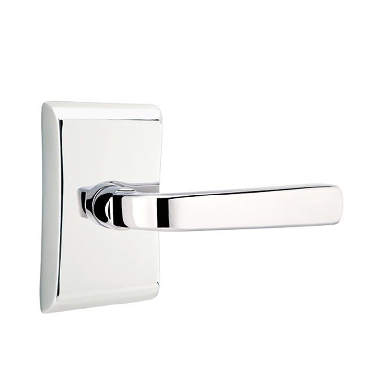Poignée de porte Sion Passage, Droite, Chrome poli